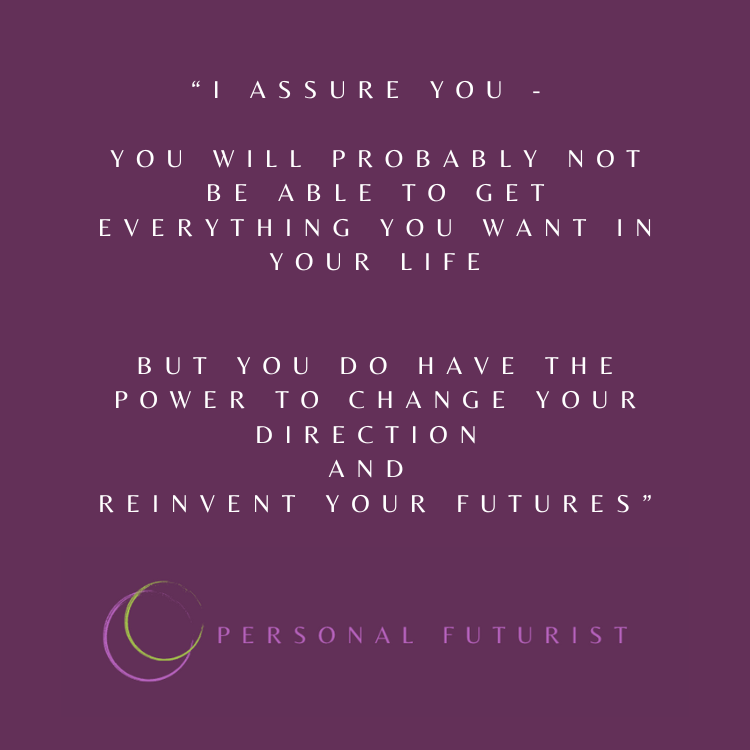 Personal Futures Journey: Reinvent your Futures after Failure (Launching 29th September)